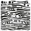 Stencil - Spotty Lines (6x6 inch)