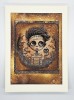 Spooky Boy A6 Red Rubber Stamp