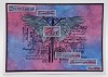 Art Gives You Wings A6 Red Rubber Stamp by Kay Halliwell-Sutton