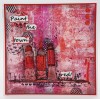 Art Studio A5 Red Rubber Stamp by Kay Halliwell-Sutton
