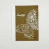 Butterfly Dance A5 Red Rubber Stamp by Zuri Designs