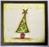 Christmas Equation A6 Red Rubber Stamp