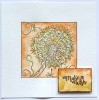 Colour Me - Dandelion A6 Red Rubber Stamp