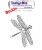 Dragonfly Dinkie A7 Red Rubber Stamp