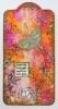 Faerie Fauna A6 Red Rubber Stamp by Janine Gerard-Shaw