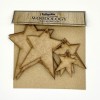 Woodology - Folk Stars - Set of 8