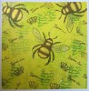 Giant Bee A6 Red Rubber Stamp