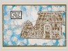 Gingerbread House A6 Red Rubber Stamp by Janine Gerard-Shaw