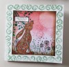 Hare Stargazer A6 Red Rubber Stamp