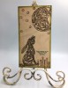 Hare Stargazer A6 Red Rubber Stamp