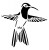 Stencil - Hummingbird (6x6 inch)