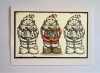HoHoHo A6 Red Rubber Stamp by Kay Halliwell-Sutton
