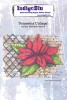 Poinsettia Collage A6 Red Rubber Stamp by Kay Halliwell-Sutton