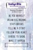 Journal Phrases I A6 Red Rubber Stamp