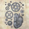 Prima Finnabair 5'' x 8'' Silicone Mould - Love Machine