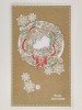 Nutcracker Wreath A6 Red Rubber Stamp by Janine Gerard-Shaw