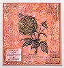 Old Rose DL Red Rubber Stamp