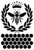 Stencil - Queen Bee (8x5 inch)