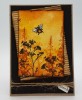 Victorian Garden A5 Red Rubber Stamp by Kay Halliwell-Sutton
