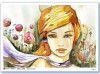 Premium Rice Paper - Watercolour Women (0121) - 1 design of A4