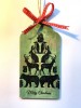 Wildlife Christmas A6 Red Rubber Stamp