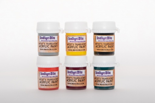 Artist's Translucent Acrylic Paint Set - Kays Choice - (20ml x 6)