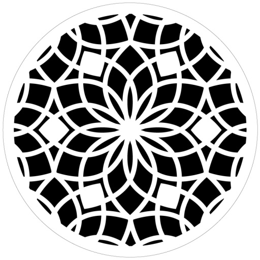 Stencil - Circle Mandala (6x6 inch)
