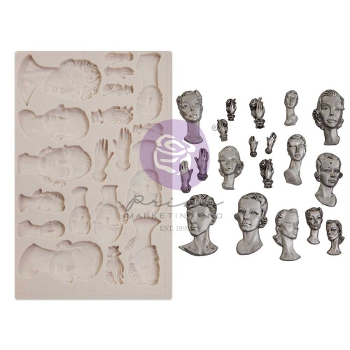 Prima Finnabair 5'' x 8'' Silicone Mould - Fashion Icons