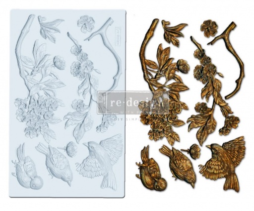 Redesign Decor 5'' x 8'' Silicone Mould - Aviary