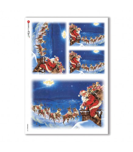 Premium Rice Paper - Christmas-0057 - 1 Design of A4