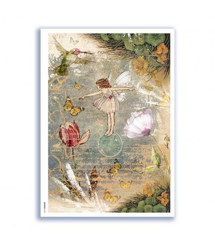 Premium Rice Paper - Fairies-0086 - 1 Design of A4