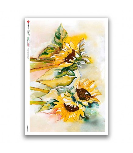 Premium Rice Paper - Flowers-0400 - 1 Design of A4