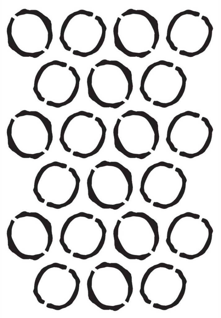 Stencil - Large Circle Outline (8x5 inch) - IndigoBlu