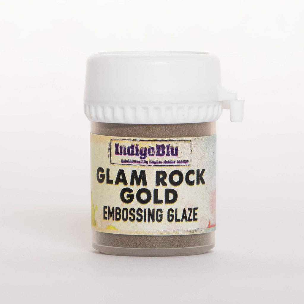Ultra Fine Embossing Powder - Glam Rock Gold (20ml) - IndigoBlu