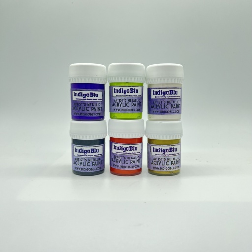 Artist's Metallic Acrylic Paint Set - Spooky Sparkle - (20ml x 6)