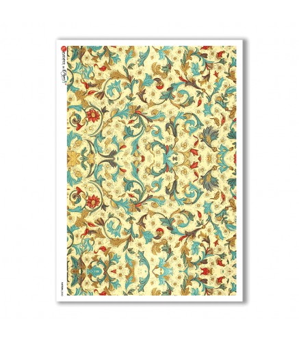 Premium Rice Paper - Pattern-0043 - 1 Design of A4