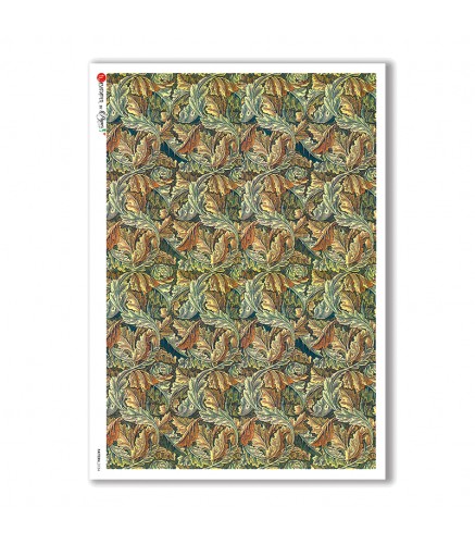 Premium Rice Paper - Pattern-0134 - 1 Design of A4