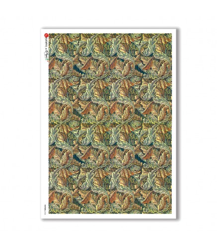 Premium Rice Paper - Pattern-0134 - 1 Design of A4