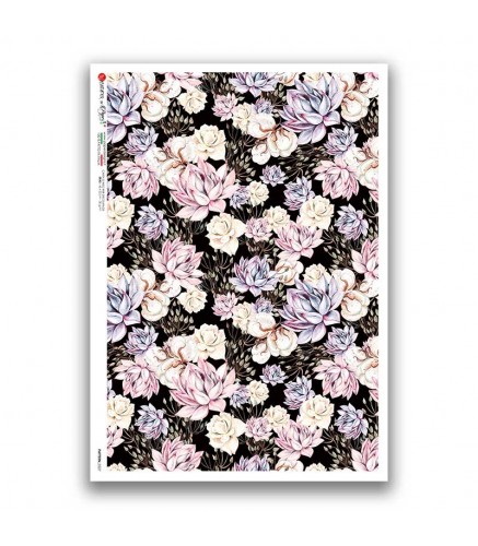 Premium Rice Paper - Pattern-0227 - 1 Design of A4
