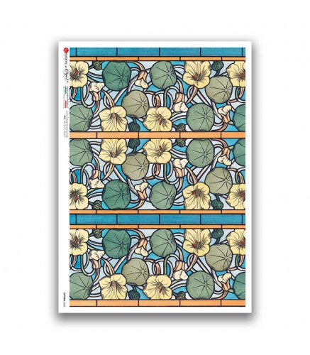 Premium Rice Paper - Pattern-0233 - 1 Design of A4