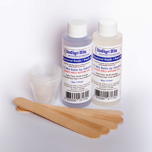 Diamond Resin Kit - 8oz kit with cups and stirrers